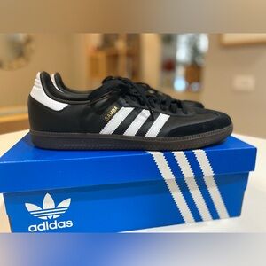 Men’s Adidas Samba Classics - size 12.5, black